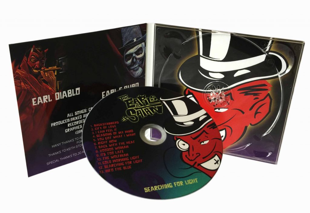 4 Panel Digipak With Printed CDs - CD Digipak With Booklet