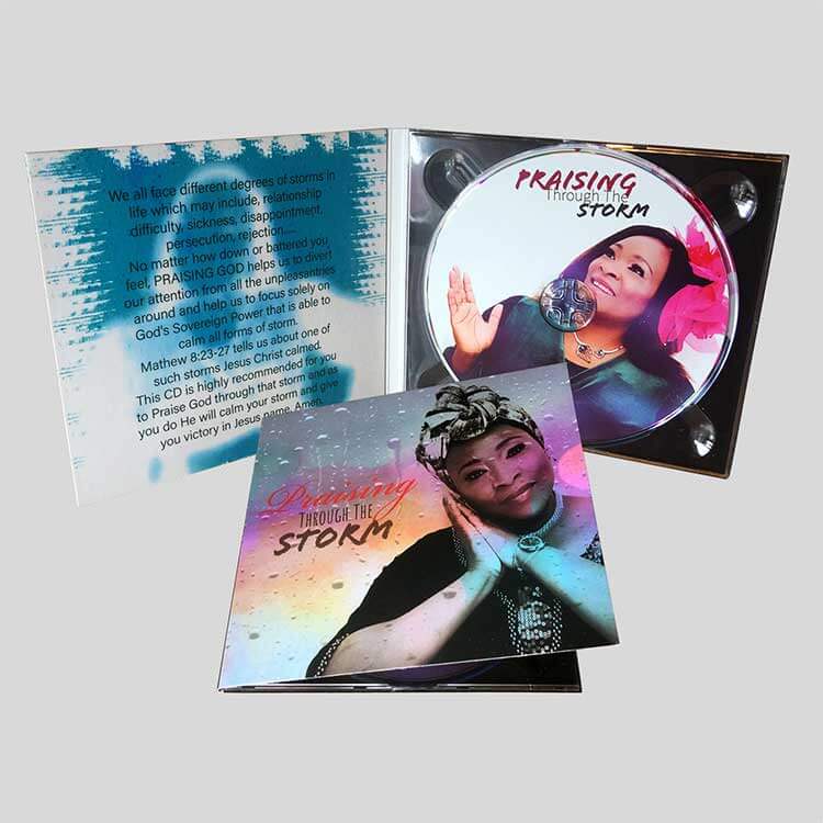 4 Panel Digipak with Printed CDs - CD Digipak with Booklet